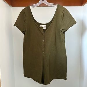 Women’s Jackson Rowe green romper size M